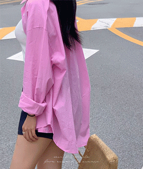[핑크 당일출고] 비트셔츠nb (bl)